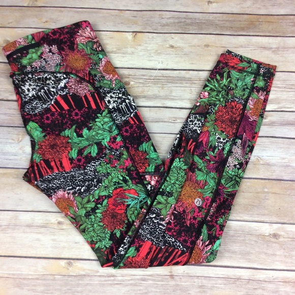 ❗️SOLD❗️Lululemon wunder Under Leggings zen garden - Picture 4 of 8